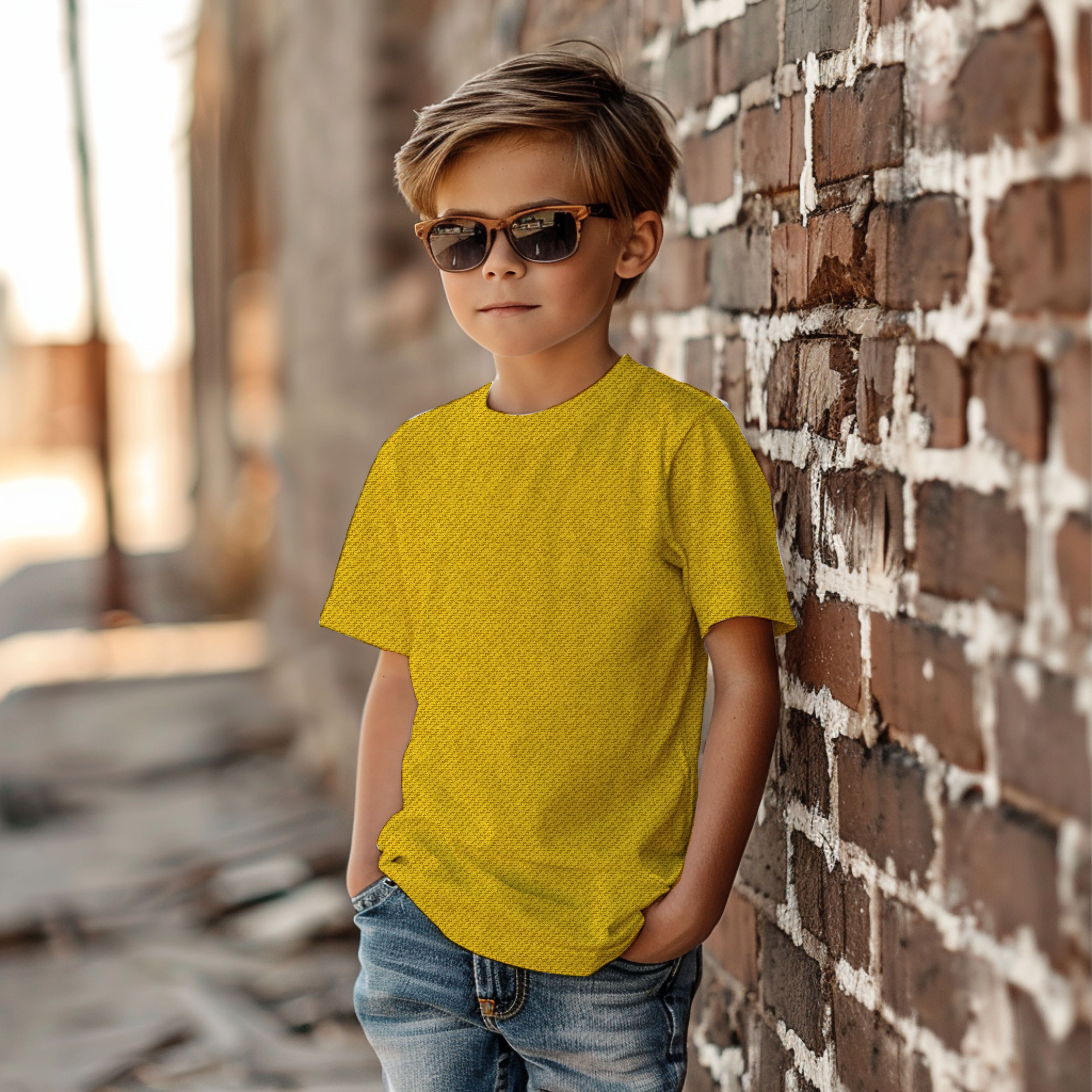 Senf Jeans Optik Augustvorbestellung
